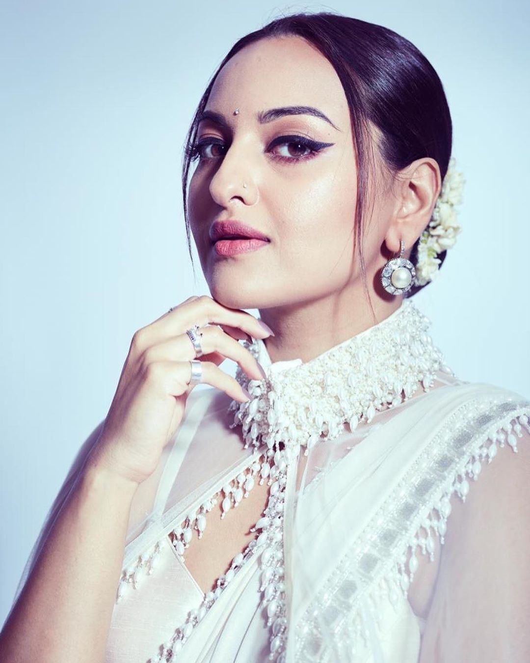 Sonakshi Sinha in Red and White